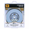 Caterpillar 200 Trade Tile-Hard Dense Materials 10-In Blade 250mm DA30510U